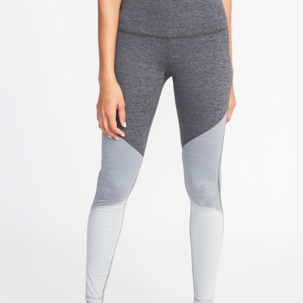 Old Navy color block compression leggings